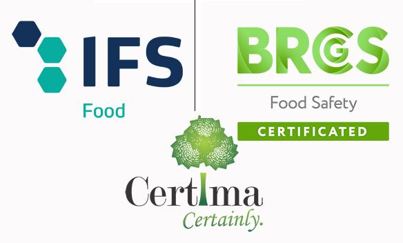 BRC & IFS food safety certification